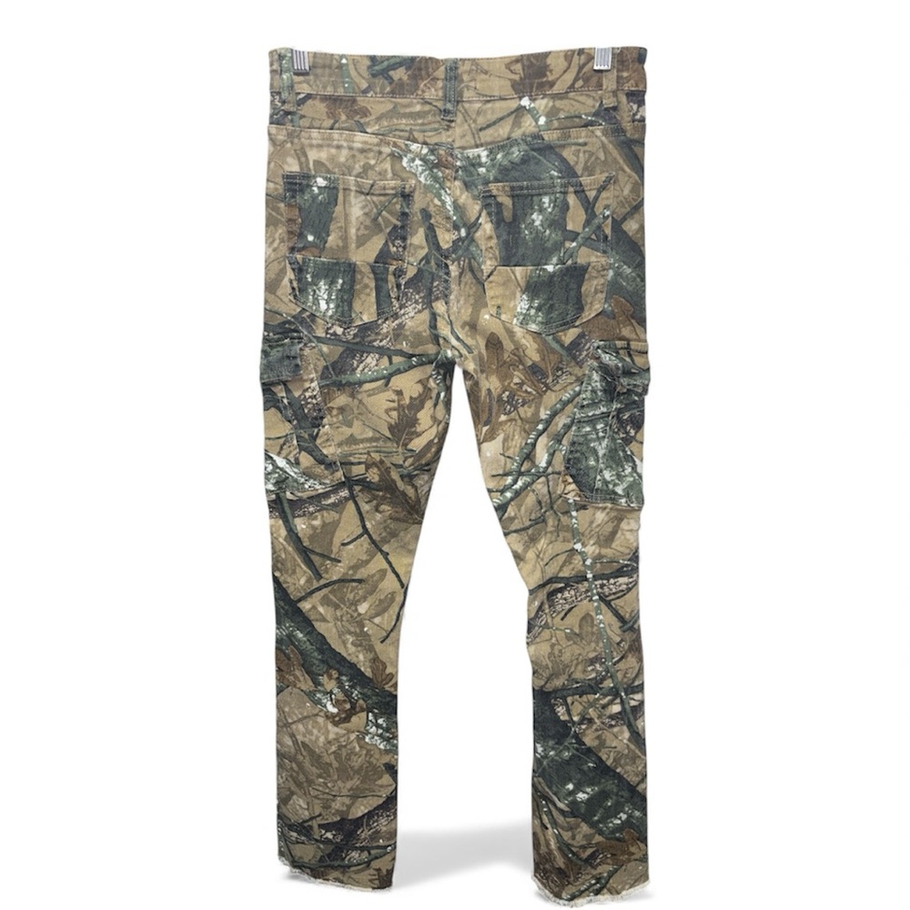 NOVA MEN In Action Camo Stacked Skinny Flare Jeans - Camouflage EUC - Picture 6 of 6